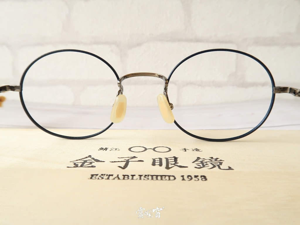 1,800円値引】金子眼鏡 KVー54W BLK 定価41,800円 - サングラス/メガネ