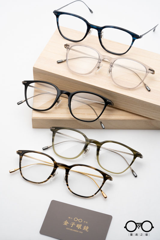 KM63 - 靈魂之窗眼鏡- 威靈頓框眼鏡歐洲都會風| 日本眼鏡品牌金子眼鏡